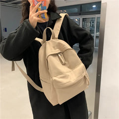 Canvas Women Backpack Anti-theft Shoulder Bag For Girls