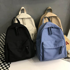 Canvas Women Backpack Anti-theft Shoulder Bag For Girls