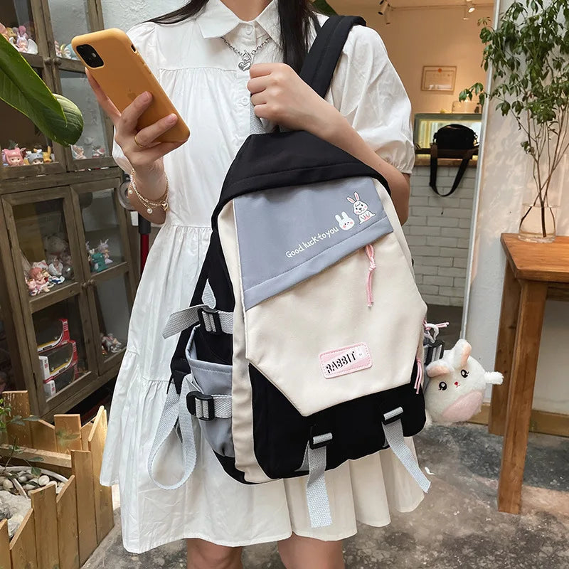 Canvas Anti-theft Shoulder Bag for Teenager Girls