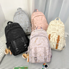 Corduroy Women Backpacks For Teenager Girls Student School Bag Backpack