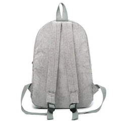 Corduroy Women Backpacks For Teenager Girls Student School Bag
