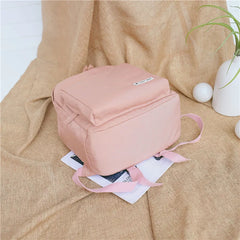 Pink Backpack For Women Leisure Trip Rucksack School Bag
