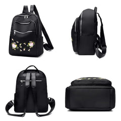 Waterproof Oxford Embroidery Travel Bag Daily Lady Pack Shopping Handbag