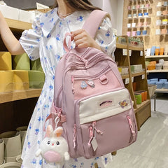Large Capacity Casual College Bookbag for Boys Girls Student