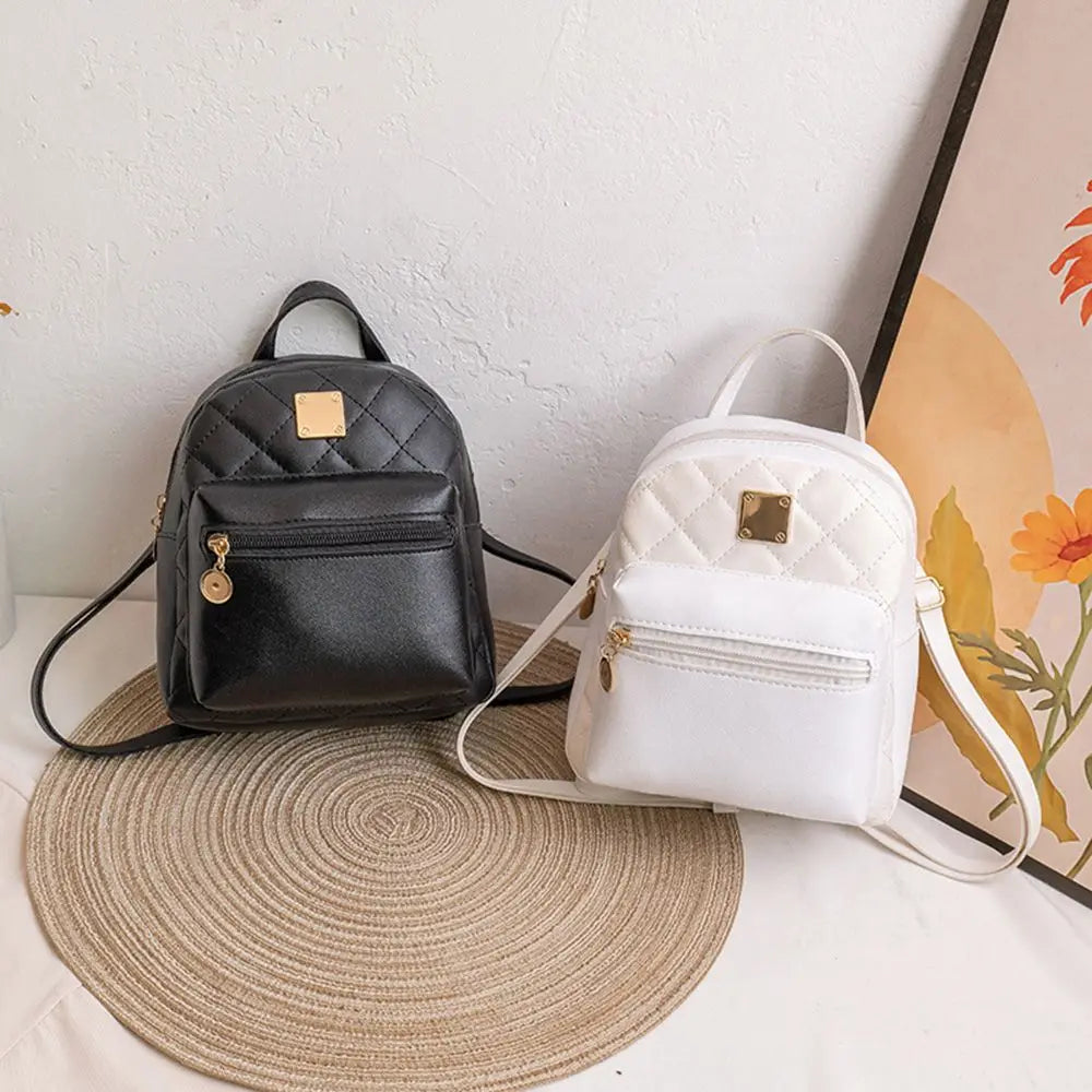 Mini Leather Backpack Waterproof Bags For Women