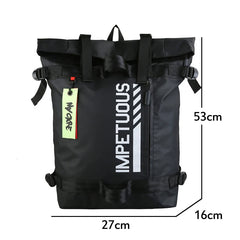 Men College Student School Bag High Capacity Sports Backpack