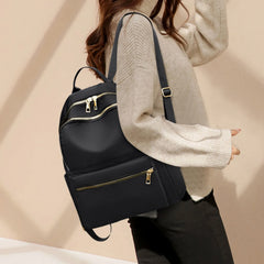 Oxford Anti-theft Backpack for Women, Girls School Bag