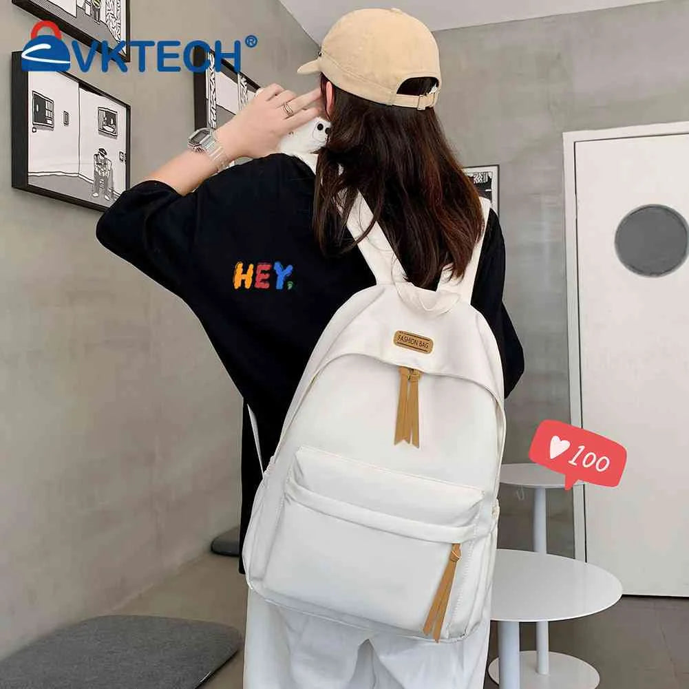 Teenager Boys Girls School Bookbag College Backpack Large Capacity Nylon