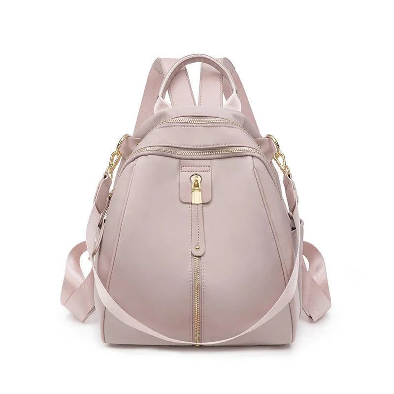 Waterproof Backpack For Women School Bags Female Solid Travel Small Bag