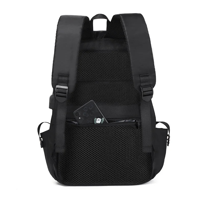 Waterproof Schoolbag with USB Anti-theft Computer Bag