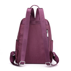 Waterproof Nylon Women's Backpack Large School Shoulder Bag
