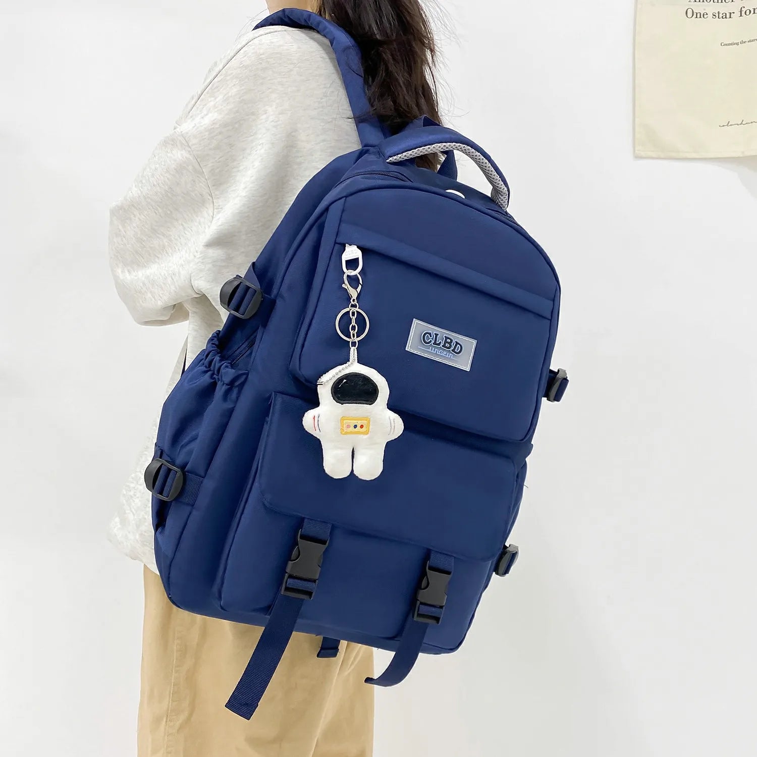Women Candy Shoulder Bag Oxford Cloth School Bag For Teenage Girl