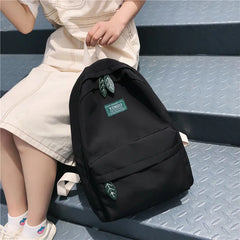 Nylon Waterproof Shoulder Bag School Backpack Rucksack