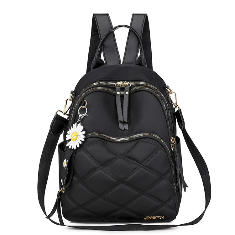 Women Oxford Cloth School Bag for Teenage Girls