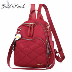 Women Oxford Cloth School Bag for Teenage Girls