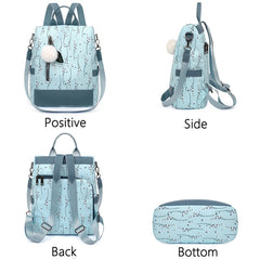 Women Oxford Cloth Shoulder Bag School Travel Backpack Mochila Feminina