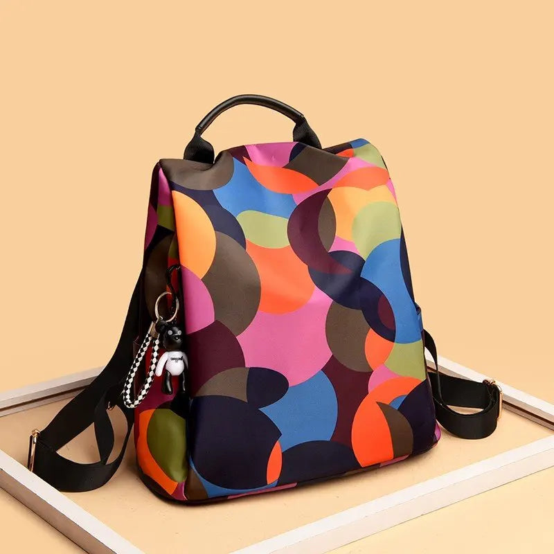 Waterproof Anti-thef Women Backpack Oxford School Bags