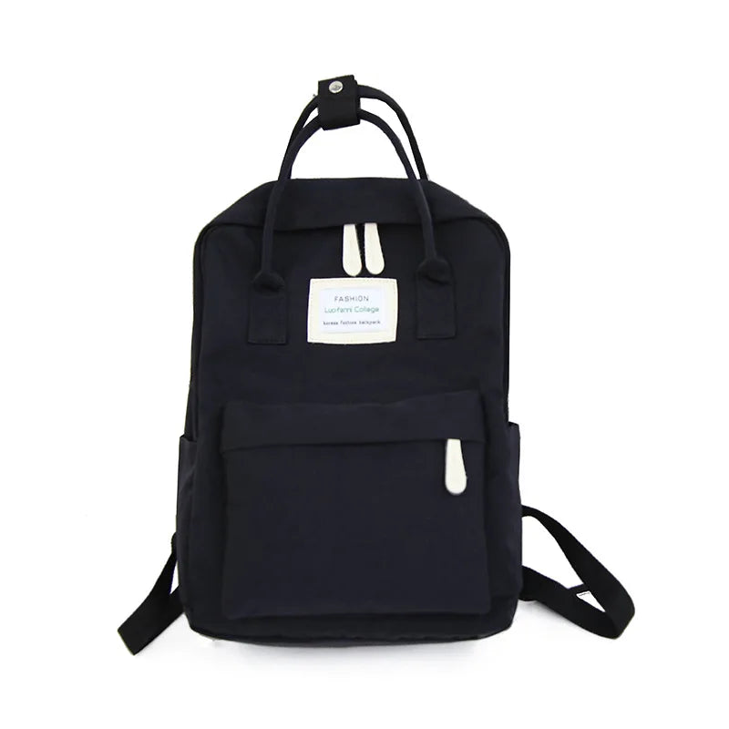 Canvas Travel Backpack School Bags for Teenage Girls Boys