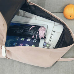 Canvas Travel Backpack School Bags for Teenage Girls Boys