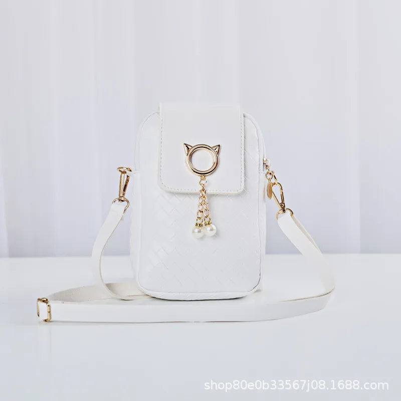 Women's PU Leather Shoulder Bag Tassel Wallet Fanny Pack