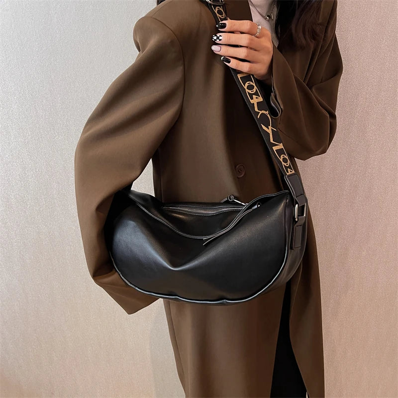 Soft Leather Crossbody Bag Female Shoulder Bags Ladies Large Handbags Casual Sac