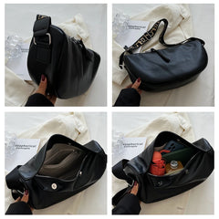 Soft Leather Crossbody Bag Female Shoulder Bags Ladies Large Handbags Casual Sac