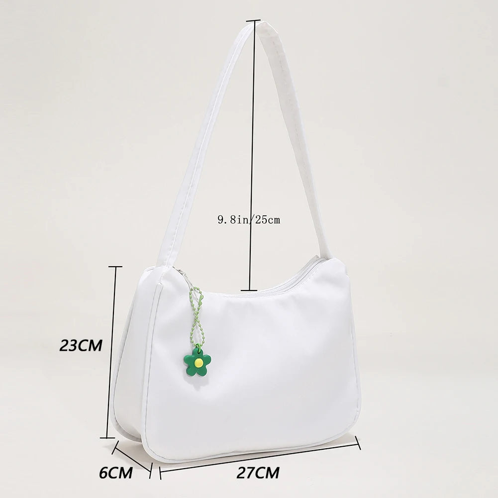 Nylon Underarm Bags Women Casual Shoulder Handbags
