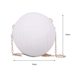 Ball Shaped Shoulder Bags Small Purse Phone Crossbody Bag