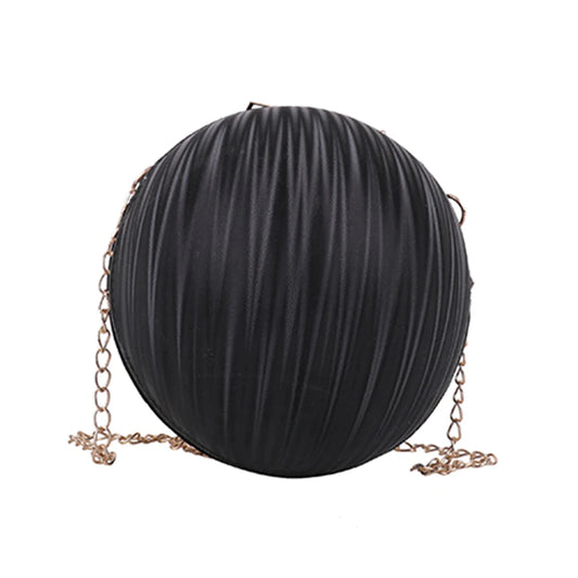 Candy Chain Shoulder Bag PU Leather Small Purse Crossbody Bag