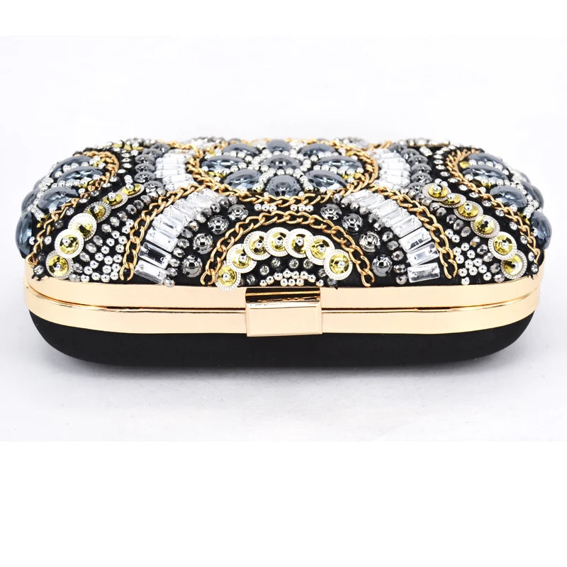 Beaded Evening Bags Women Party Purse Wedding Clutches