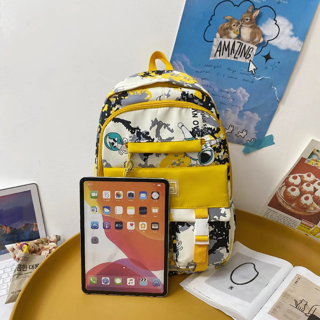 Big Student Laptop Backpack Girls School Bag Women Backpack Female Leisure