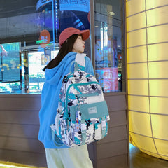 Big Student Laptop Backpack Girls School Bag Women Backpack Female Leisure