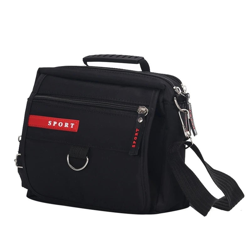 Nylon Messenger Crossbody Bag for Women Men