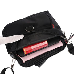 Nylon Messenger Crossbody Bag for Women Men