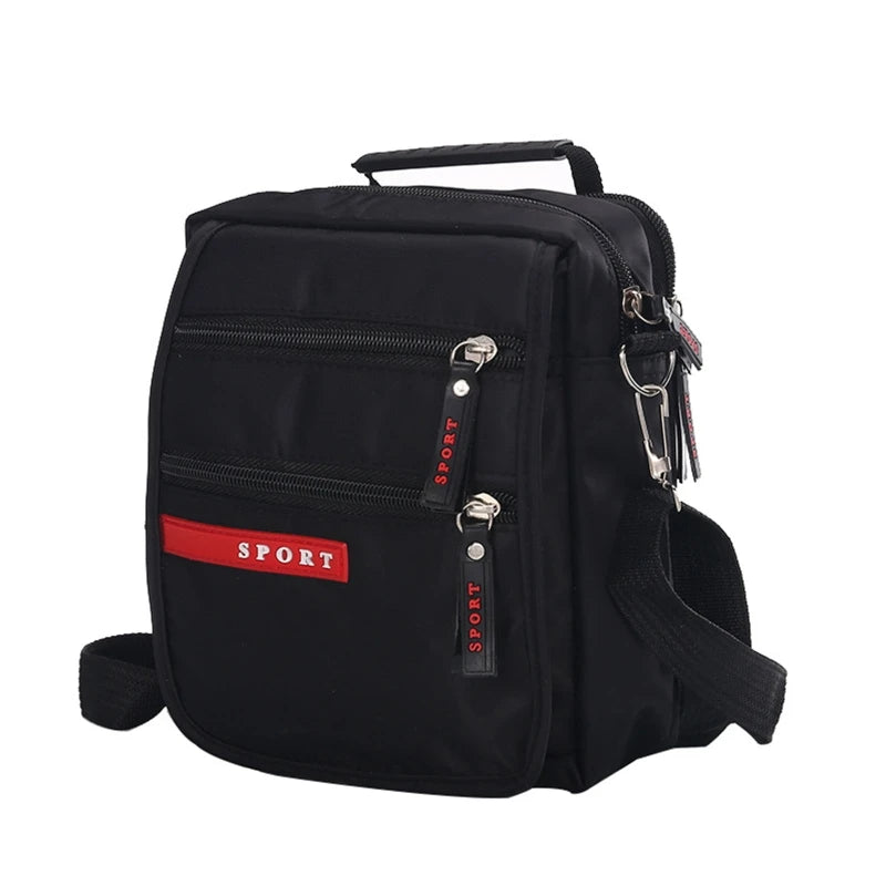 Nylon Messenger Crossbody Bag for Women Men