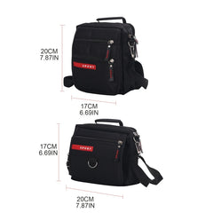 Nylon Messenger Crossbody Bag for Women Men