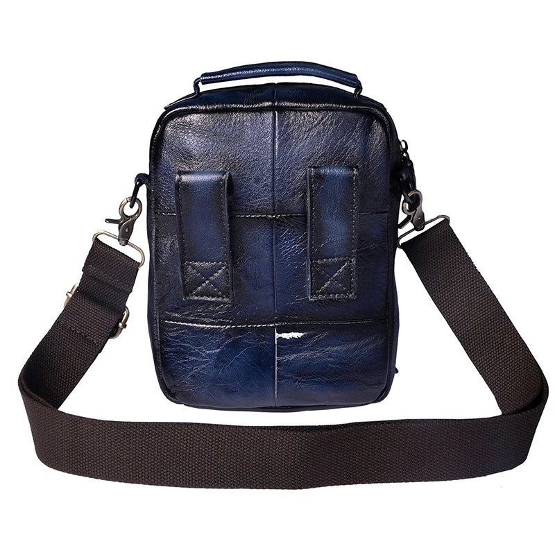 Leather Male Casual Waist Belt Satchel Shoulder Bag 2074