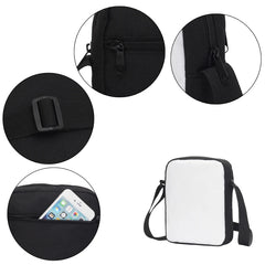 Stripes Cat Printing Messenger Bags For Women Girls Shoulder Bag Travel Hangbags