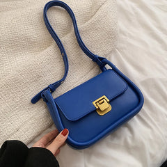Underarm Bag For Women PU Leather Flap Shoulder Bag Armpit Handbag