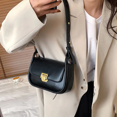 Underarm Bag For Women PU Leather Flap Shoulder Bag Armpit Handbag