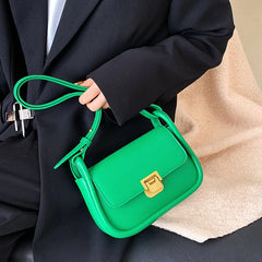 Underarm Bag For Women PU Leather Flap Shoulder Bag Armpit Handbag