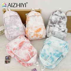 Large Capacity Teenage Girls Unisex Backpack Nylon Schoolbags for Outdoor Travel