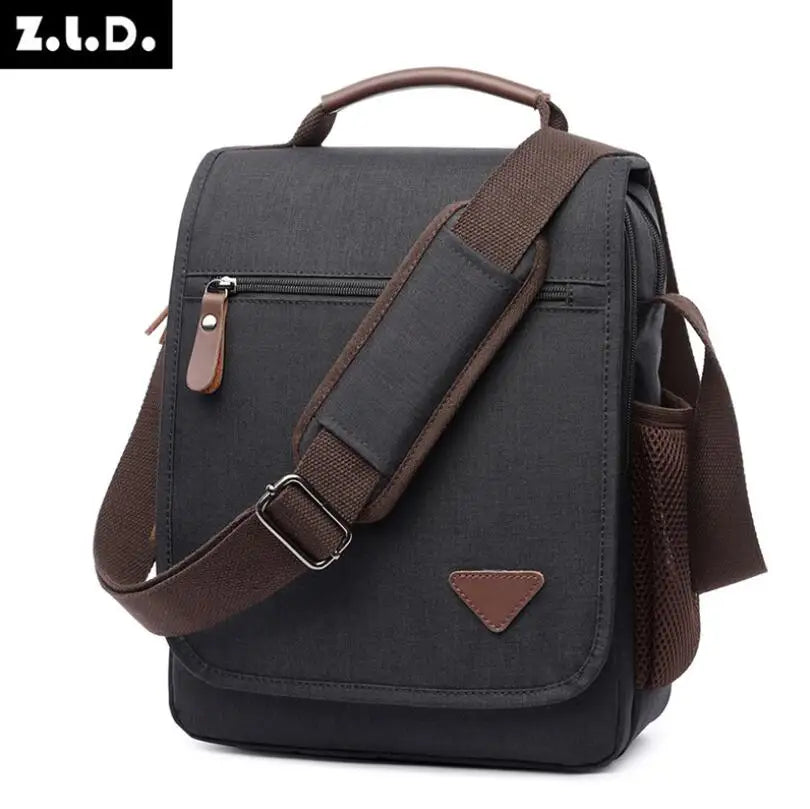 Canvas Messenger Bag Large Capacity Student School Bags