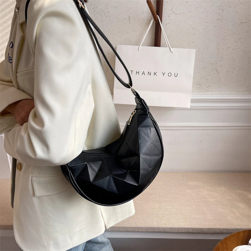 Diamond Women's Shoulder Bag High Pu Casual Messenger Bag Ladies