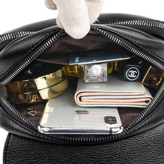 Women's Leather Shoulder Bag Flap Messenger Clutch Handbag
