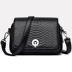Women's Leather Shoulder Bag Flap Messenger Clutch Handbag