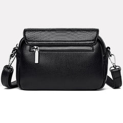Women's Leather Shoulder Bag Flap Messenger Clutch Handbag