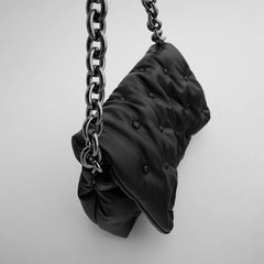 Women Shoulder Bags Classic Handbags Metal Chain Crossbody Bags
