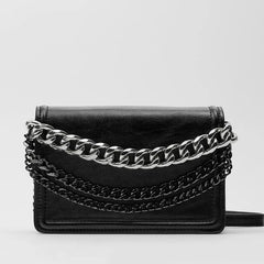 Women Shoulder Bags Classic Handbags Metal Chain Crossbody Bags