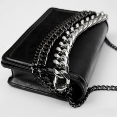 Women Shoulder Bags Classic Handbags Metal Chain Crossbody Bags